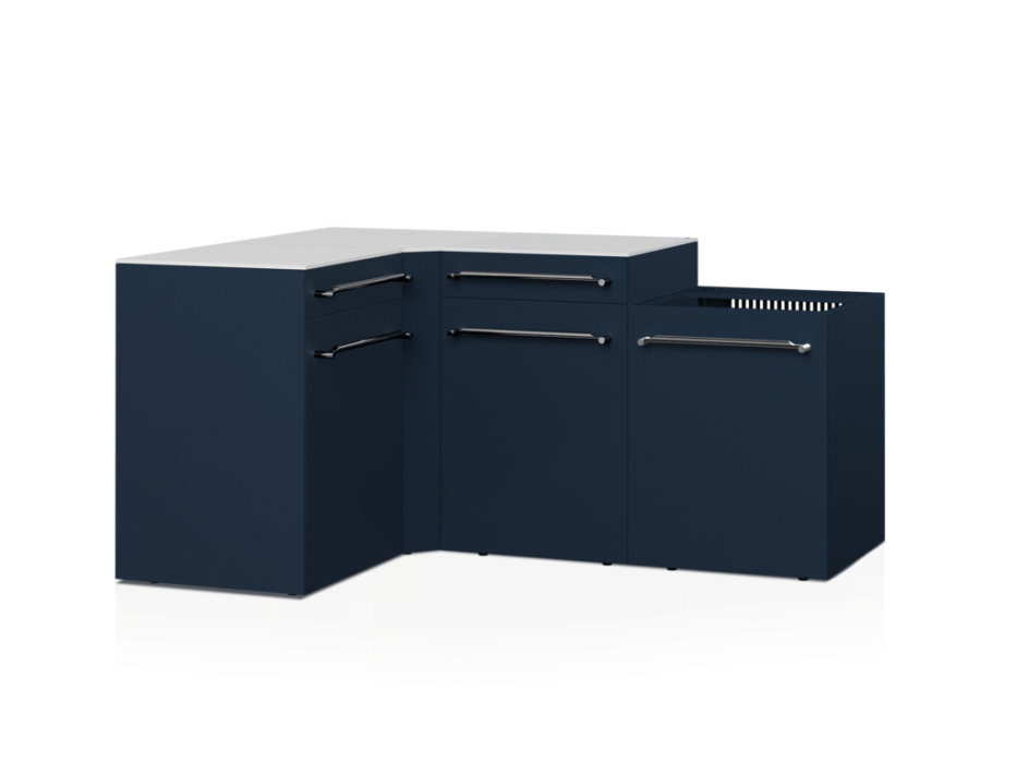 Cuisine d'extérieur Fusion avec angle 4 modules - 188 cm