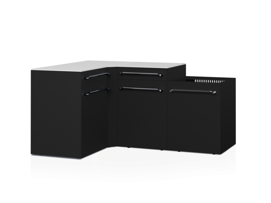 Cuisine d'extérieur Fusion avec angle 4 modules - 188 cm