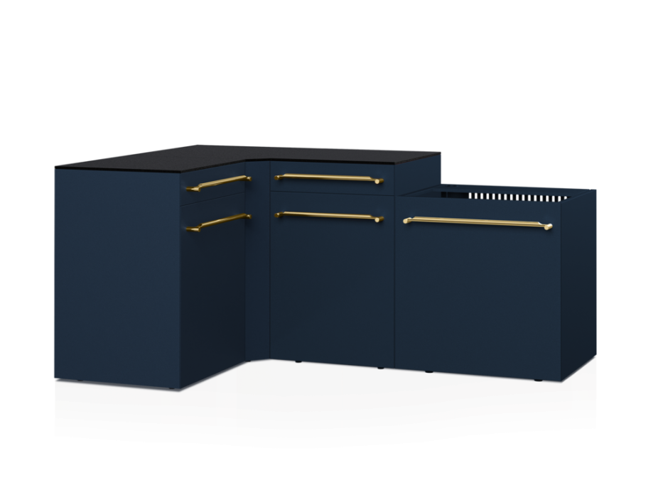 Cuisine d'extérieur Fusion avec angle 4 modules - 188 cm