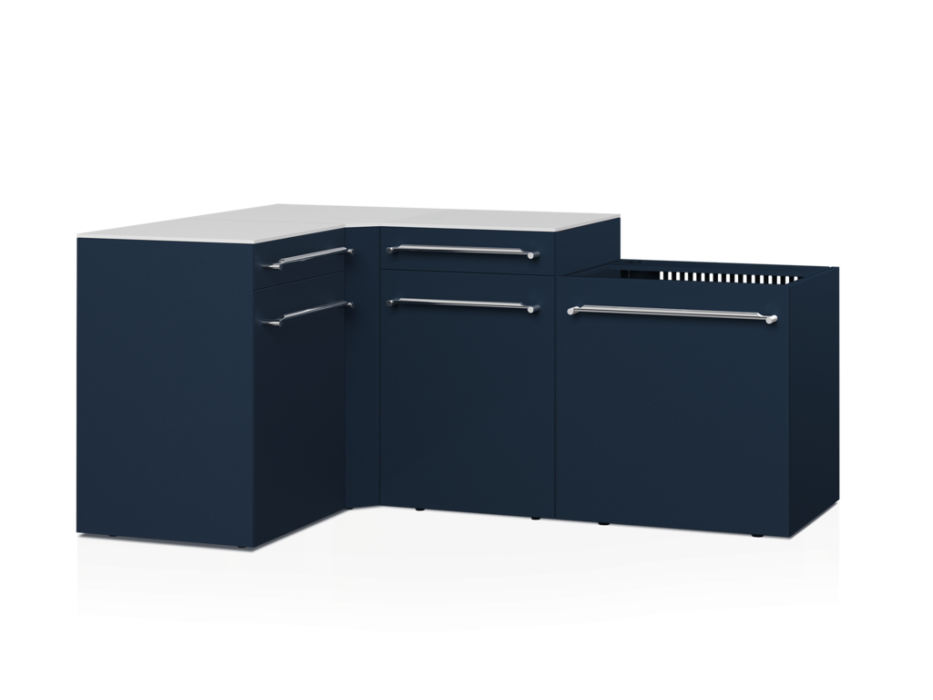 Cuisine d'extérieur Fusion avec angle 4 modules - 188 cm