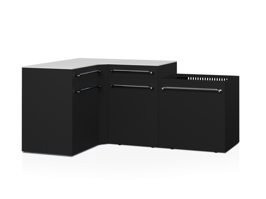 Cuisine d'extérieur Fusion avec angle 4 modules - 188 cm