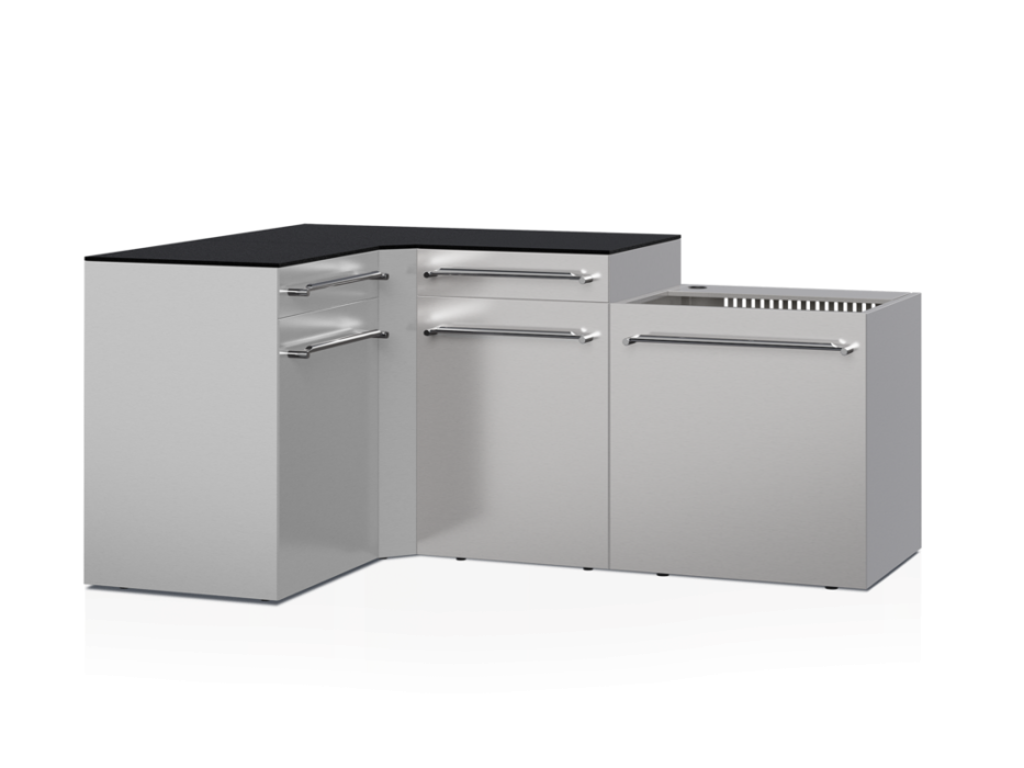 Cuisine d'extérieur Fusion avec angle 4 modules - 188 cm