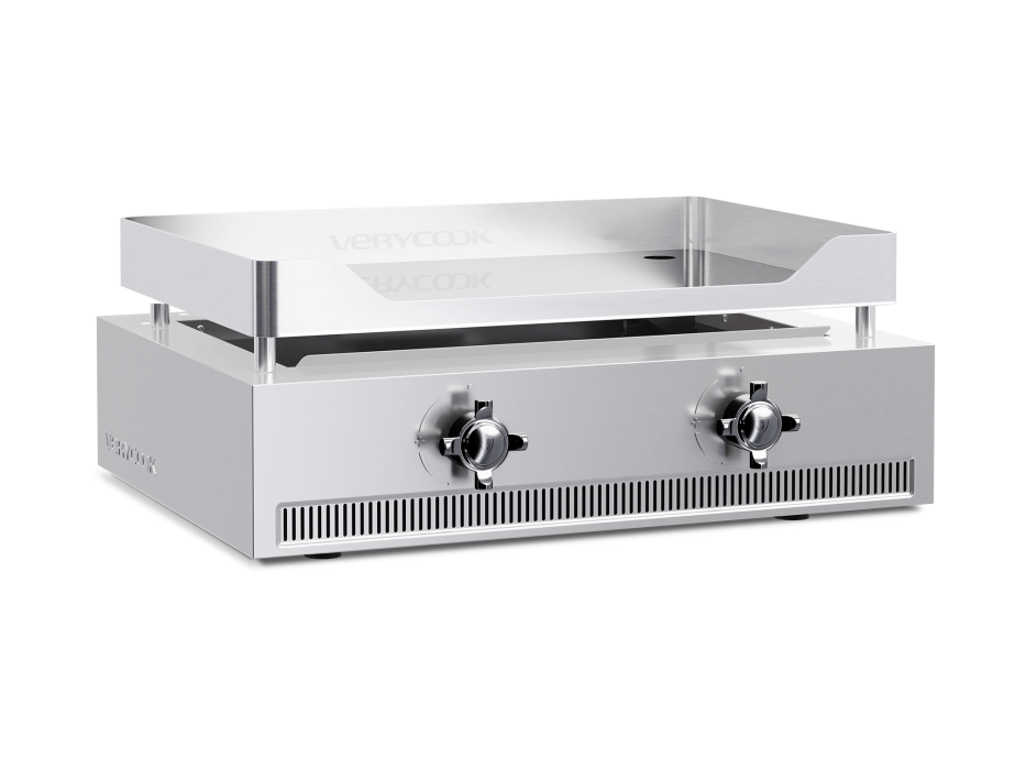 copy of Plancha gaz chrome dur 2 feux Excellence
